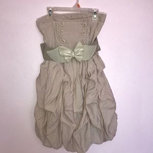 Bow belt dress